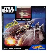 Star Wars Hot Wheels Star Ships Disney Death Star Trench Run Play Set - $41.13 CAD