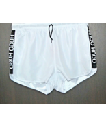Hugo Boss White Black Trim Logo Men&#39;s Swim Shorts Beach Athletic Size XL - £55.13 GBP