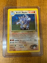 Brock&#39;s Rhydon Gym Challenge 2/132 Pokemon Card Holo Rare - £110.17 GBP