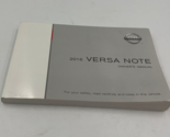 2016 Nissan Versa Note Owners Manual Handbook OEM A02B30030 - $14.84