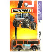 Matchbox 2006 MBX Metal City Bus Silver Red Native American 33 - £13.56 GBP