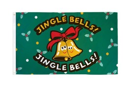 3x5 Jingle Bells Merry Christmas Polyester Flag Xmas Holiday Banner Pennant New - £12.85 GBP