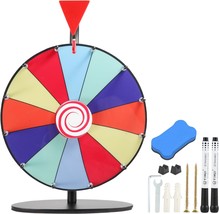 12 Heavy Duty 12 Slots Spinning Prize Wheel The Ultimate Tool for Recreational a - £61.48 GBP