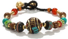 Handmade Boho Braided Woven Stackable Bohemian Beaded Bracelets for Women and Me - £29.13 GBP