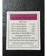 Monopoly Scooby-Doo Collectors Ed. Part: Title  Deed  -Witch Doctor’s Ma... - $4.28
