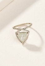 Stella & Dot | Sommerville Cocktail Ring, White Opal/Gold, Size 6 - $42.57