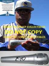 Rapper E40 autographed microphone mic The Click COA exact Proof Beckett BAS - £156.01 GBP