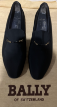 Bally Made in Switzerland Park - Lane  Black Crepe + Patent Men&#39;s Shoes Size 9.5 - £58.88 GBP