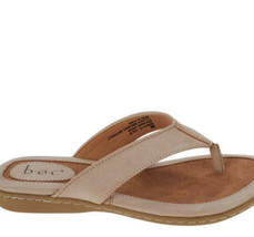 B.O.C. Zita Women&#39;s Flip-Flop Thong Toe Post Sandals Cream Size 10 , 11 New NIB - £12.82 GBP