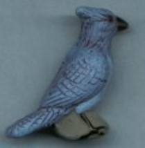 Ceramic Blue Jay Bead - $5.00