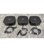 Lot of 3 HP USB-C Universal Dock Docking Station 5TW10UT HSN-IX02 G5 Black - $39.99