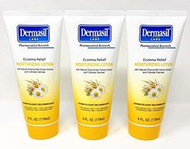 Dermasil Labs Eczema Relief Moisturizing Lotion 6 Fl Oz (3 Pack) - £9.18 GBP