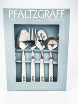 Pfaltzgraff Yorktowne Serving Set Utensils Flatware Spoons Fork Ladle Knife New - £152.17 GBP