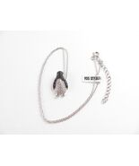 925 STERLING SILVER stamped CHAIN ​​WITH PENGUIN PENDANT - BEST PRICE BE... - $105.32 CAD