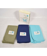 Green to Grow 100% Organic Cotton Baybe Burp Cloths Pack of 3 - £11.62 GBP
