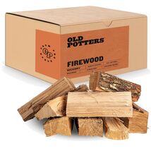 Flavorful Kiln Dried Hickory Cooking Wood - 18lbs, Perfect for Fire Pits... - $82.12