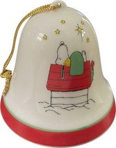 Vintage Snoopy Peace on Earth Christmas Bell Ornament 1965 Peanuts North Star - £19.98 GBP