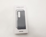 Samsung Leather Cover Protective Case Galaxy Z Fold 4 Black - $13.49