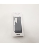 Samsung Leather Cover Protective Case Galaxy Z Fold 4 Black - €11,46 EUR