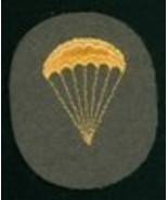 CIRCA 1967-1991, DDR, NVA, PARA, ENLISTED, SLEEVE PATCH, PARACHUTIST - $367.50 MXN