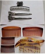 vintage hair clip lot Of 8 - $14.85