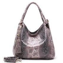BIG SALE*Individual Fashion  Large Capacity Lady Bags  Tel Embossed PU Leather C - £158.89 GBP