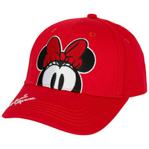 Minnie Mouse Peeking Red Colorway Youth Cap Red - £19.96 GBP