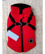 Warm Winter Waterproof Dog Coat Jacket With Harness Size M - New with Tag - £11.34 GBP