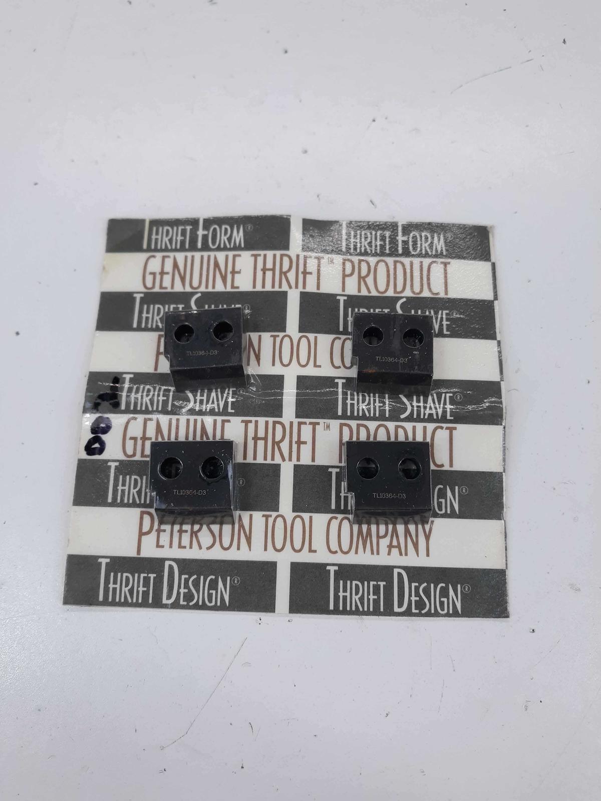 Peterson Tool TL10364-D3 Thriftform Insert cutter 4pcs  - $45.00