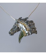 Horse charm, pendant only, key chain polished pewter  Forge HIll Sculpture - £14.43 GBP