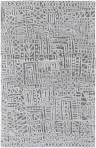 2&#39; X 3&#39; Gray And Silver Geometric Stain Resistant Area Rug - $1,717.36 MXN