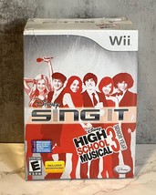 Wii Disney Sing It High School Musical 3 Senior Year - w/Microphone- NEW SEALED - £18.93 GBP