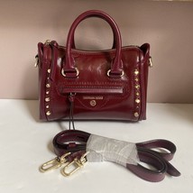 Michael Kors Bag Carine Satchel Extra Small Crossbody Red Patent Leather  B2Q - £84.12 GBP