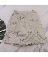 Liz Sport Womens Vintage Y2k Golf Skort Size 4 Khaki Beige Novelty Golfe... - $25.73