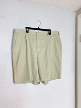 Walter Hagen Golf Mens Sz 42 Beige Tan Shorts One Pleat  - $19.75