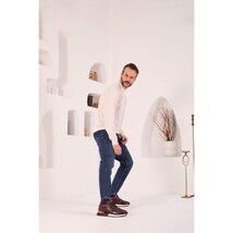 The Empire Burgundy Leather Men Sneaker image 11