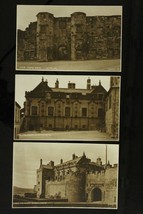 Vintage Lot 3 Postcards RPPC Real Photo Judges Hastings England Stirling Castle - £14.09 GBP