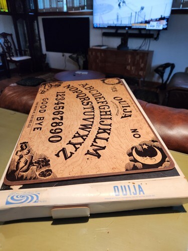 Vintage 1960's Ouija Board Mystifying Oracle Game William Fuld Parker Bros Salem Item image 14