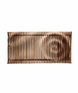Modern Wave Wood Wall Sculpture, Abstract Carved Panel Art for Hotel, Of... - $46,193.17 MXN