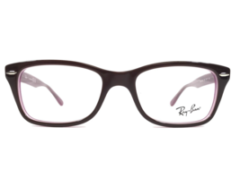 Ray-Ban Brille Rahmen RB5428 2126 Lila Braune Rechteckige Kompletter Rand - $89.09