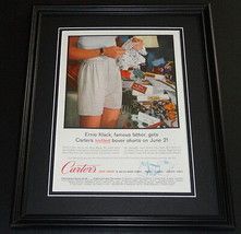 1959 Carter&#39;s Underwear Ernie Klack 11x14 Framed ORIGINAL Vintage Advertisement - £39.01 GBP