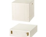 Plastic Foldable Kid Storage Box, 25L Storage Toy Bins With Building Bas... - $75.04