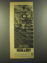 1964 Booth&#39;s High &amp; Dry Gin Advertisement - Make tracks for London&#39;s driest Gin - £14.53 GBP