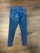 Adidas  Aqua Blue Exercise Yoga Capris Size Small Leggings - £9.03 GBP