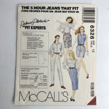 Vtg McCall&#39;s Pattern Palmer Pletsch 5 Hour Skirts Pant Shorts 12 Cut 6326 - £11.98 GBP