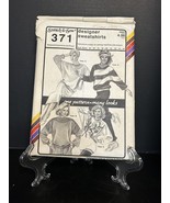 371 Stretch &amp; Sew Sewing Pattern Vintage Misses Designer Sweatshirts UNC... - €4,23 EUR