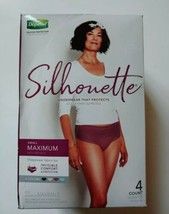 Depend Silhouette Incontinence Underwear for Women Size Small 4 Pack - £5.50 GBP