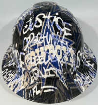New Full Brim Hard Hat Custom Hydro Dipped Dallas Cowboys Inspire Change - £51.94 GBP