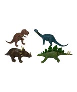 4D Fame Master Puzzle Set 4 Dinosaurs T-Rex Triceratops Stegosaurus Dipl... - $40.50