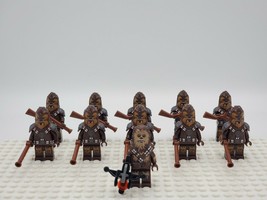 Star Wars Clone Wars Chewbacca and Friends Wookie Army 11pcs/Set Minifigures Toy - £17.53 GBP